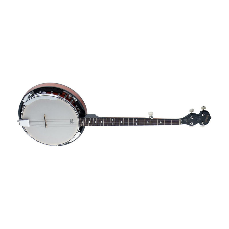 Stagg 5-String Western Banjo Deluxe with Wood Pot - BJW24 DL