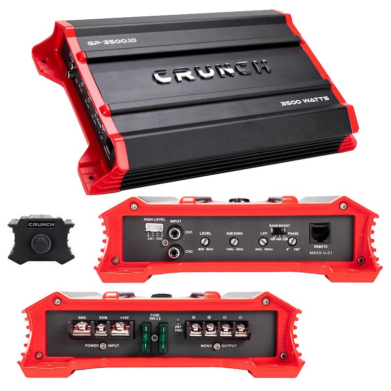 Crunch Ground Pounder 3500W @ 1 Ohms D Class GP-3500.1D