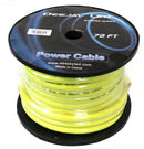 Deejay LED 2 Gauge 72' Copper Power Cable for Car Audio Amplifiers - Yellow