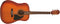 Oscar Schmidt Dreadnought Acoustic Guitar - Flame Yellow Sunburst - OG2FYS