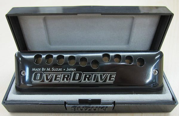 Suzuki Overdrive 10 Hole Diatonic Harmonica Key F# - MR-300-F#