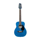 Stagg 1/2 Size Dreadnought Acoustic Guitar - Blue - SA20D 1/2 BLUE