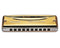Suzuki MR-350VG-Eb Valved Gold Promaster Diatonic Harmonica - Key of Eb