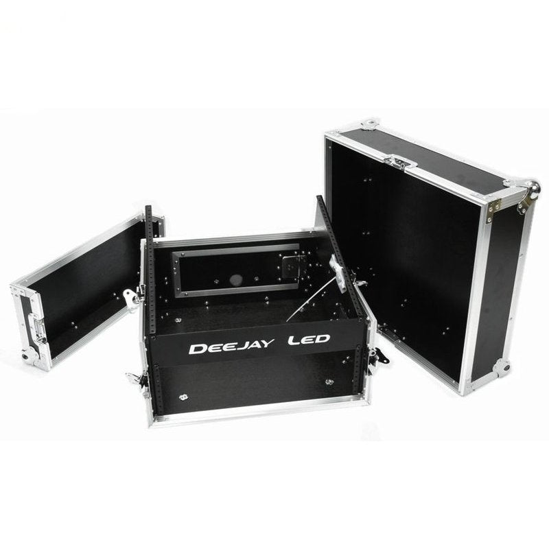 Deejay LED Fly Drive Amplifier Rack Case TBHM3U - 10U Mixer & 3U Vertical Rack