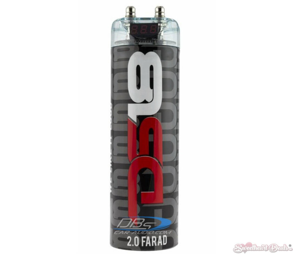 DS18 CAP2 Infinite Extreme Ion 2 Farad Capacitor Cap with Digital Volt ...