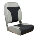 Springfield High Back Multi-Color Folding Seat - Grey/Charcoal 1040663