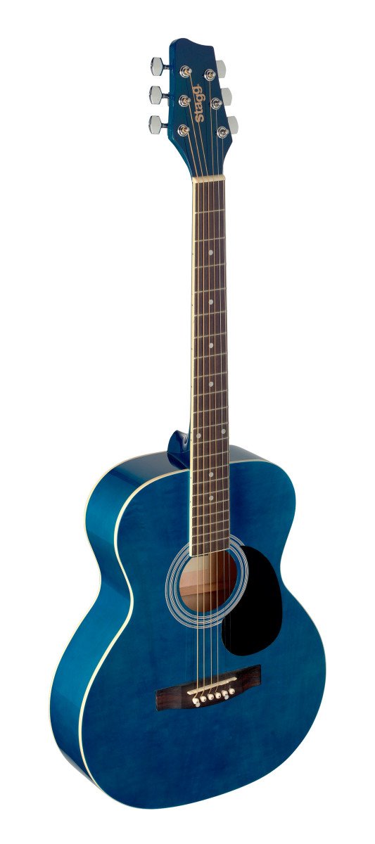 Stagg 4/4 Auditorium Acoustic Guitar - Blue - SA20A BLUE