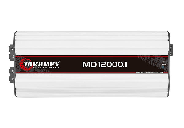 Taramps 0.5 Ohm 12000 Watts Full Range Mono Amplifier - MD12KHALFOHM