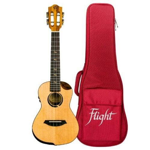 Flight Victoria Soundwave Concert Electric Acoustic Ukulele - Natural New Open Box