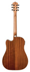 Washburn Harvest Dreadnought Cutaway Acoustic Guitar - Natural Gloss - D7SCE