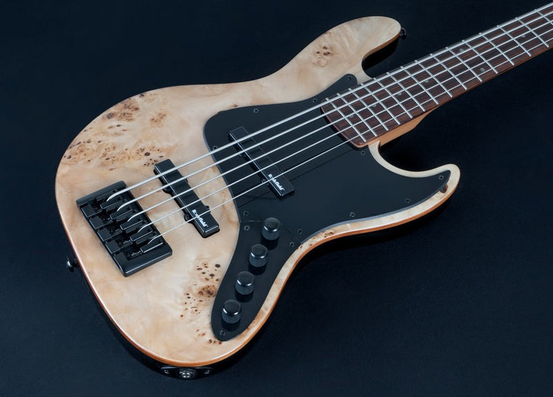 Michael Kelly Element 5R 5 String Electric Bass - Burl - MKE5CBEPRU