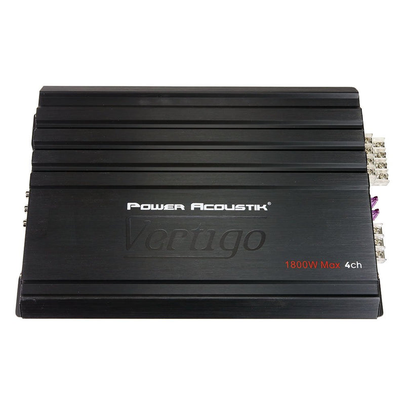 Power Acoustik Vertigo Series 4 Channel Amplifier 1800W Max VA4-1800D