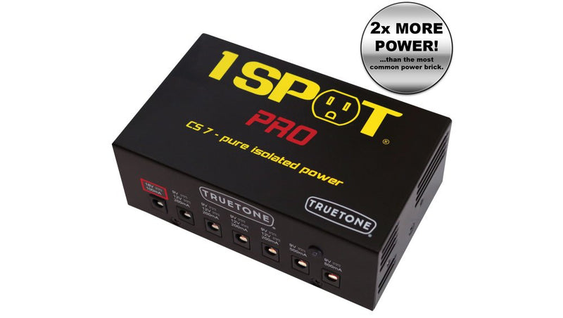 Truetone 1 SPOT PRO CS7 Guitar Pedal Power Supply with 7 Isolated Outputs