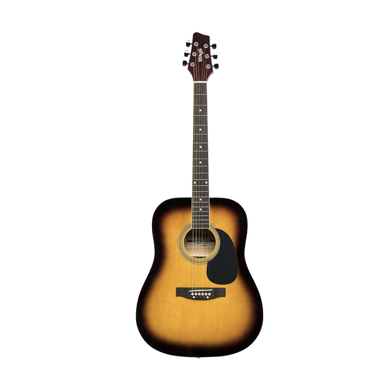 Stagg Dreadnought Acoustic Guitar - Sunburst - SA20D SNB