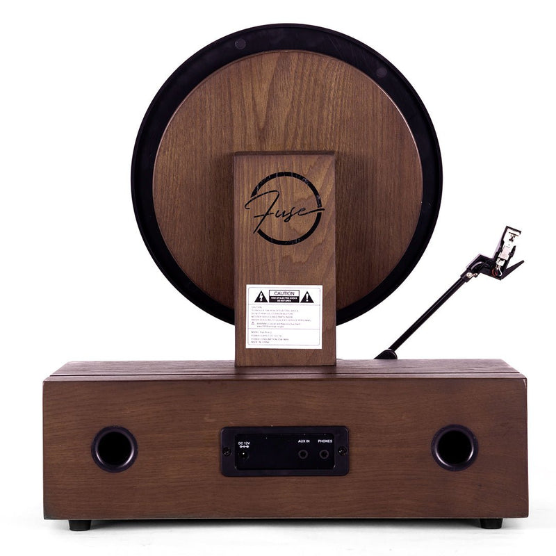 Fuse Rec Vertical Mid-Century Style Vinyl Audio System w/ Audio Technica AT3600L
