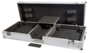 DeeJay LED Fly Drive DJ Case for 2 Turntables & DJM-S9 Mixer w/ Laptop Shelf