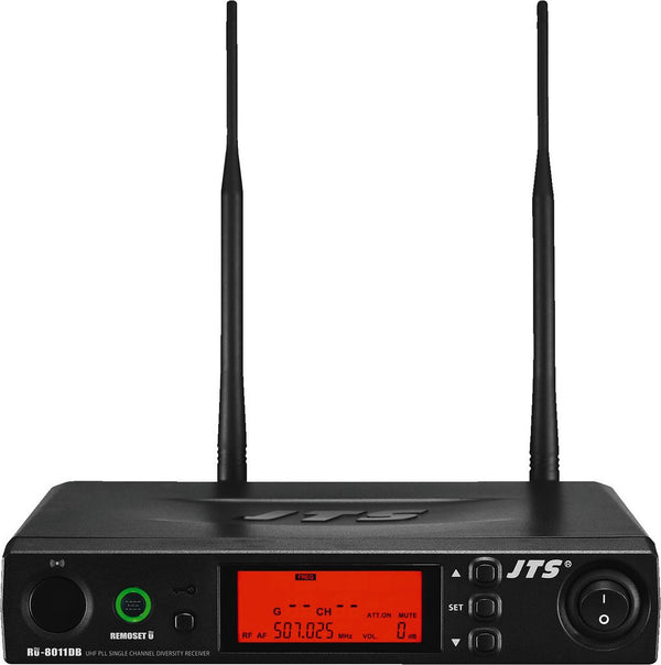 JTS RU-8011DB/5 Diversity UHF PLL Wideband Receiver