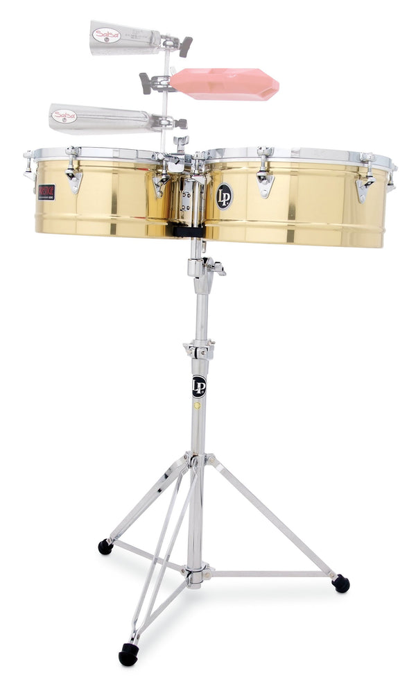 Latin Percussion LP1314-B Prestige Timbales - 13" & 14" Brass Shells