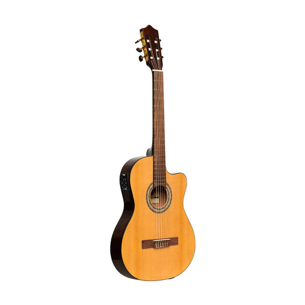 Stagg Thin Cutaway Acoustic Electric Classical Guitar - Natural - SCL60 TCE-NAT