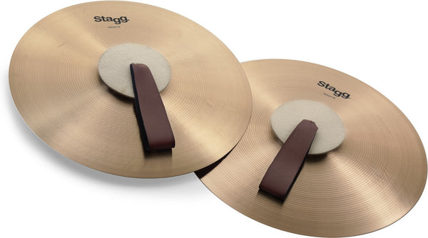 Stagg 16" Marching/Concert Cymbals - Pair - MASH16
