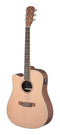 JN Guitars Asyla 4/4 Left-Handed Cutaway Dreadnought Acoustic-Electric Guitar