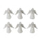 Praying Angel Figurine with Metal Wings (Set of 6)