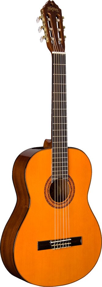 Washburn Classical Acoustic Guitar with a Glossy Natural Finish - C5-WSH-A-U