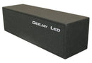 DeeJay LED 10" Side Speaker Enclosure w/ 3 Horn & 2 Tweeters Ports - Blue