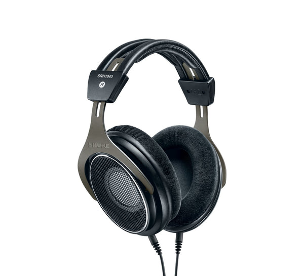 Shure SRH1840 Open-Back Premium Headphones w/ Case - Black - SRH1840-BK-U