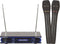 VocoPro VHF-3005-3 Dual Channel VHF Wireless Microphone System - VHF A, VHF B