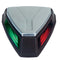 Perko 12V LED Bi-Color Navigation Light - Black/Stainless Steel 0655001BLS