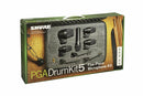 Shure PGADRUMKIT5 5-Piece Drum Microphone Kit Recording Mic Bundle