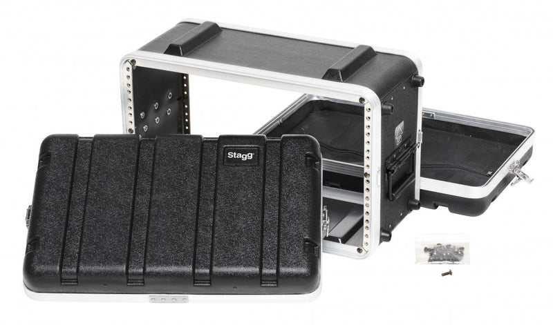 Stagg Shallow ABS Case for 6-Unit Rack - ABS-6US