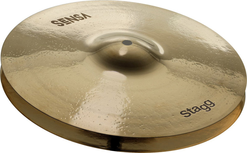 Stagg 13" SENSA Brilliant Medium Hi-Hat Cymbals - Pair - SEN-HM13B