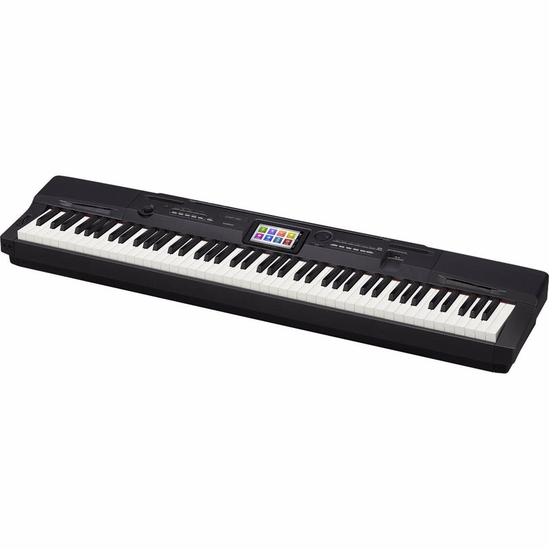 Casio CGP-700-BK 88-Key Compact Digital Grand Piano w/ Touchscreen (Black)