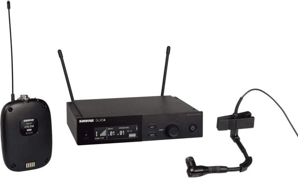 Shure SLXD14/98H-G58 Wireless System w/ Mini Instrument Microphone - G58 Band