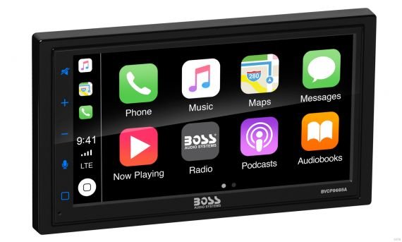 Boss 2-DIN 6.75" Touchscreen Apple CarPlay & Android Auto w/ Bluetooth - BVCP968