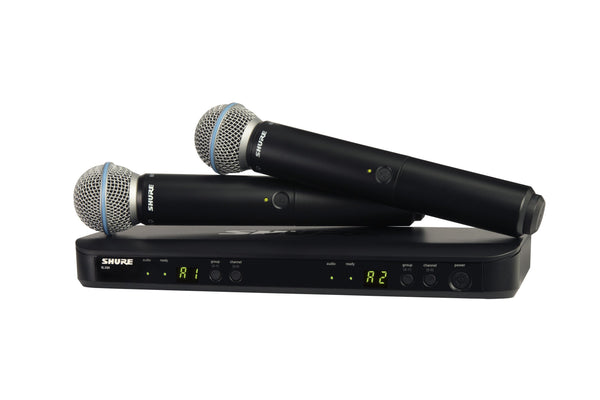 Shure BLX288/B58 Wireless Dual Vocal System with Two Beta 58A Mics - H9 Band