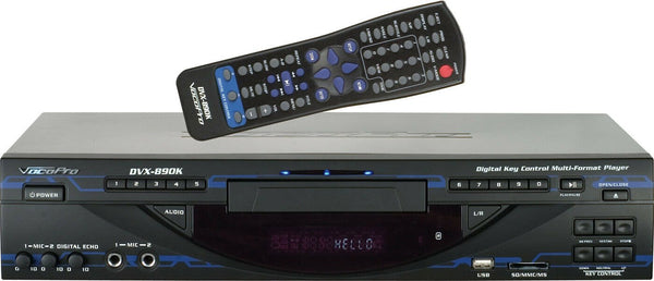 VocoPro DVD/CD+G/USB/SD Karaoke Player+Echo - DVX-890-PRO