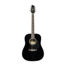 Stagg Dreadnought Acoustic Guitar - Black - SA20D BLK