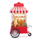 LED Snow Globe Santa's Workshop Stand 10.75"H