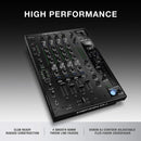 Denon DJ 4-Channel Digital Mixer w/ Multi-Assignable Inputs & Pro DJ FX