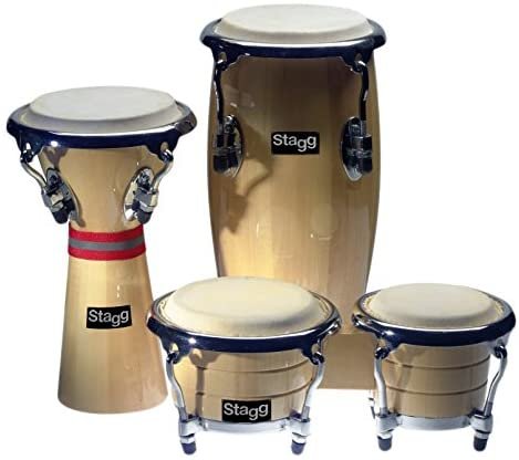 Stagg Mini Latin & African Percussion Package - Gig Bag - BCD-N-SET