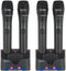 VocoPro Rechargeable 4-Channel UHF Wireless Microphone System - UHF580510