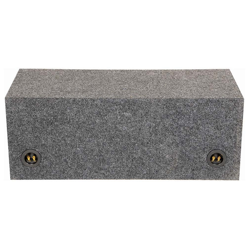 Qbomb Empty Woofer Box Dual 10" MDF Vented Bass Box QHD210V