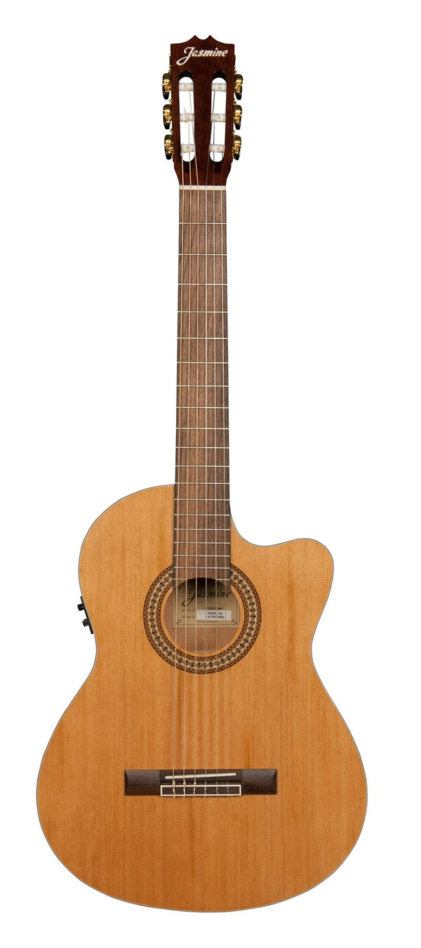 Jasmine Nylon String Acoustic Electric Classical Guitar - Natural - JC27CE-NAT