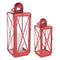 Traditional Curved Metal Lantern (Set of 2)