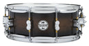 PDP Concept Series Maple Exotic Snare 5.5x14 - Walnut to Charcoal Burst