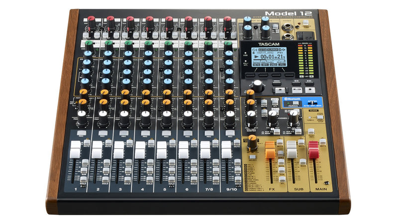 Tascam All-in-One Production Mixer for Music and Multimedia Creators -  Model 12