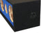 DeeJay LED 12" Side Speaker Enclosure w/ 3 Horn & 2 Tweeters Ports - Blue